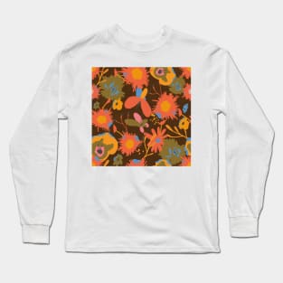 Flower Love pattern Long Sleeve T-Shirt